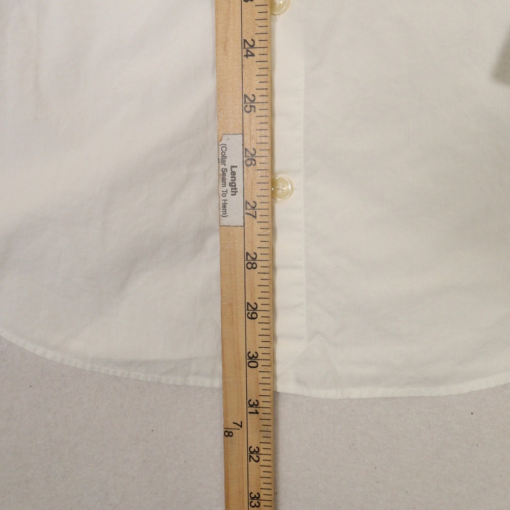 Charles Tyrwhitt Button Up Shirt Extra Slim Fit Cutaway Collar White Men 15.5/34 - Picture 6 of 8